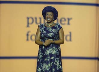 Ruth Ibegbuna Statue - Put Her Forward
